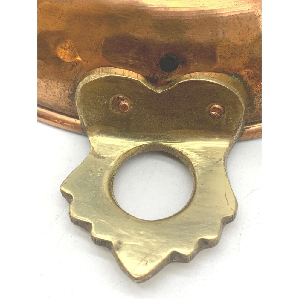 Vintage ODI Copper Fruit Molds Set of 2 Hanging Kitchen Decor Assorted Relief